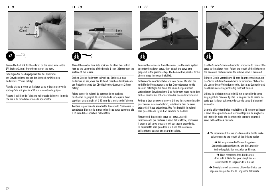 Hangar 9 Carden Edition 89" Extra 300 Mid-Wing ARF User Manual | Page 24 / 52