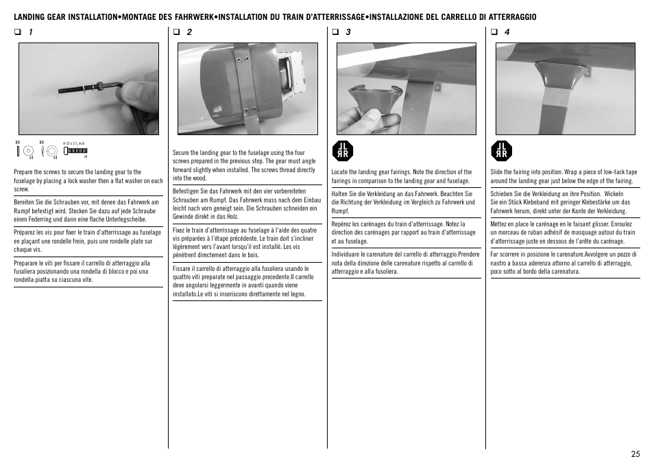 Hangar 9 Carden Edition 89" Extra 300 Mid-Wing ARF User Manual | Page 25 / 52