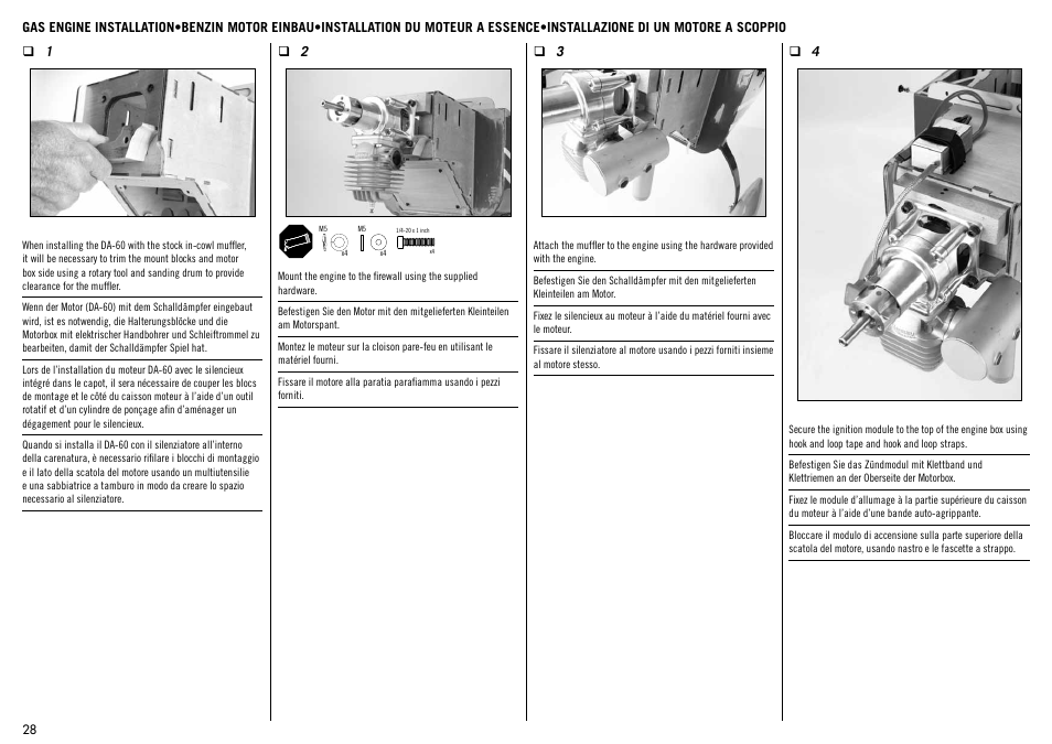Hangar 9 Carden Edition 89" Extra 300 Mid-Wing ARF User Manual | Page 28 / 52