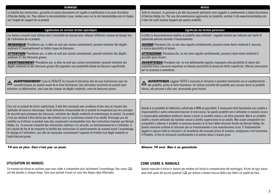 Hangar 9 Carden Edition 89" Extra 300 Mid-Wing ARF User Manual | Page 3 / 52