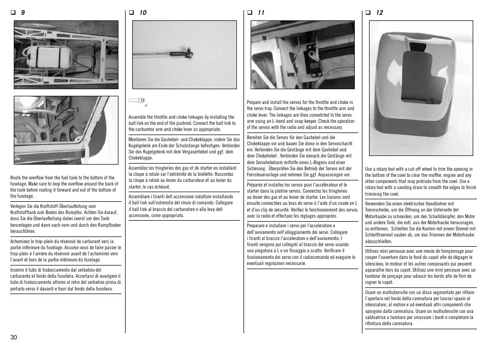 Hangar 9 Carden Edition 89" Extra 300 Mid-Wing ARF User Manual | Page 30 / 52