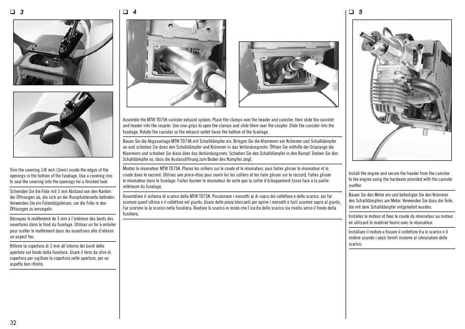 Hangar 9 Carden Edition 89" Extra 300 Mid-Wing ARF User Manual | Page 32 / 52