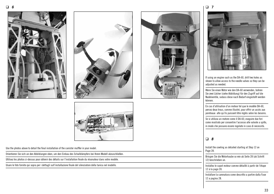 Hangar 9 Carden Edition 89" Extra 300 Mid-Wing ARF User Manual | Page 33 / 52