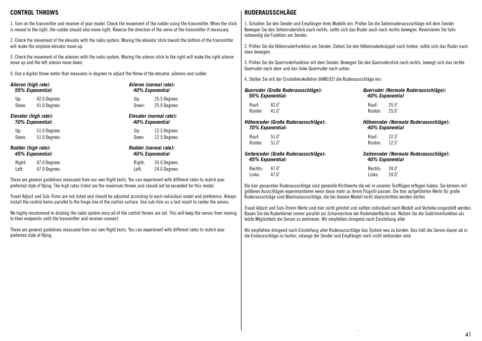 Hangar 9 Carden Edition 89" Extra 300 Mid-Wing ARF User Manual | Page 41 / 52