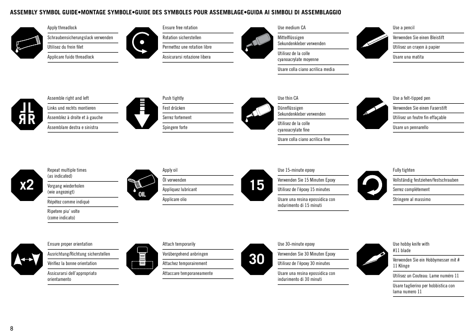 Lr l r x2 | Hangar 9 Carden Edition 89" Extra 300 Mid-Wing ARF User Manual | Page 8 / 52