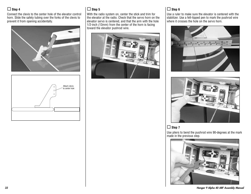 Hangar 9 Alpha 40 ARF Trainer User Manual | Page 32 / 54