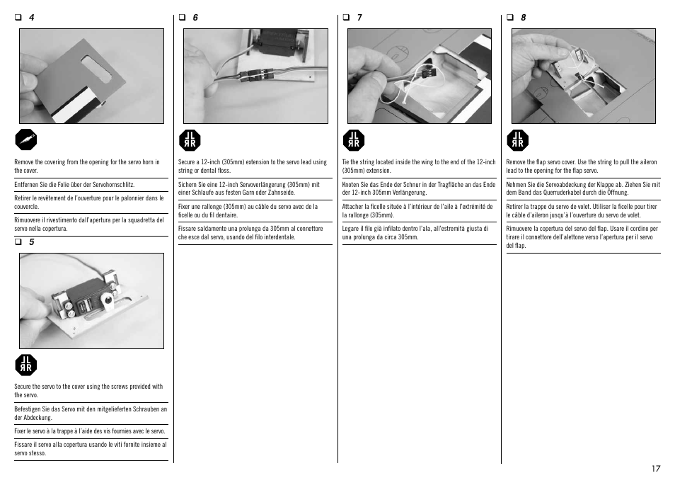 Hangar 9 Messerschmitt Bf 109F-2 60 ARF User Manual | Page 17 / 76