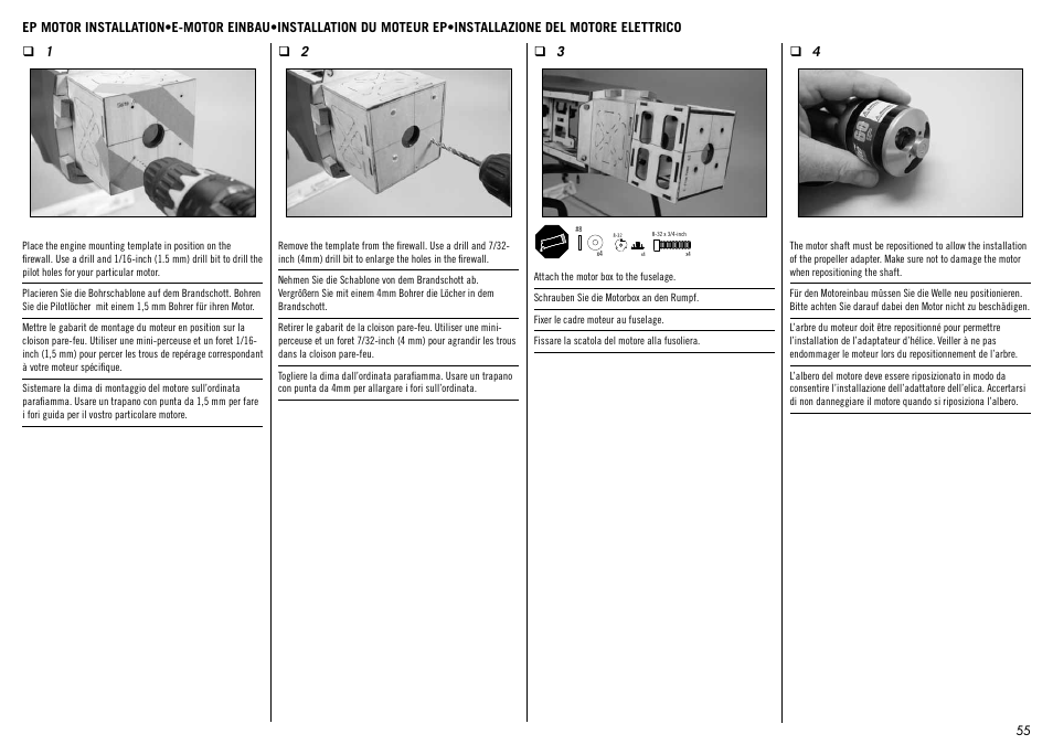 Hangar 9 Messerschmitt Bf 109F-2 60 ARF User Manual | Page 55 / 76