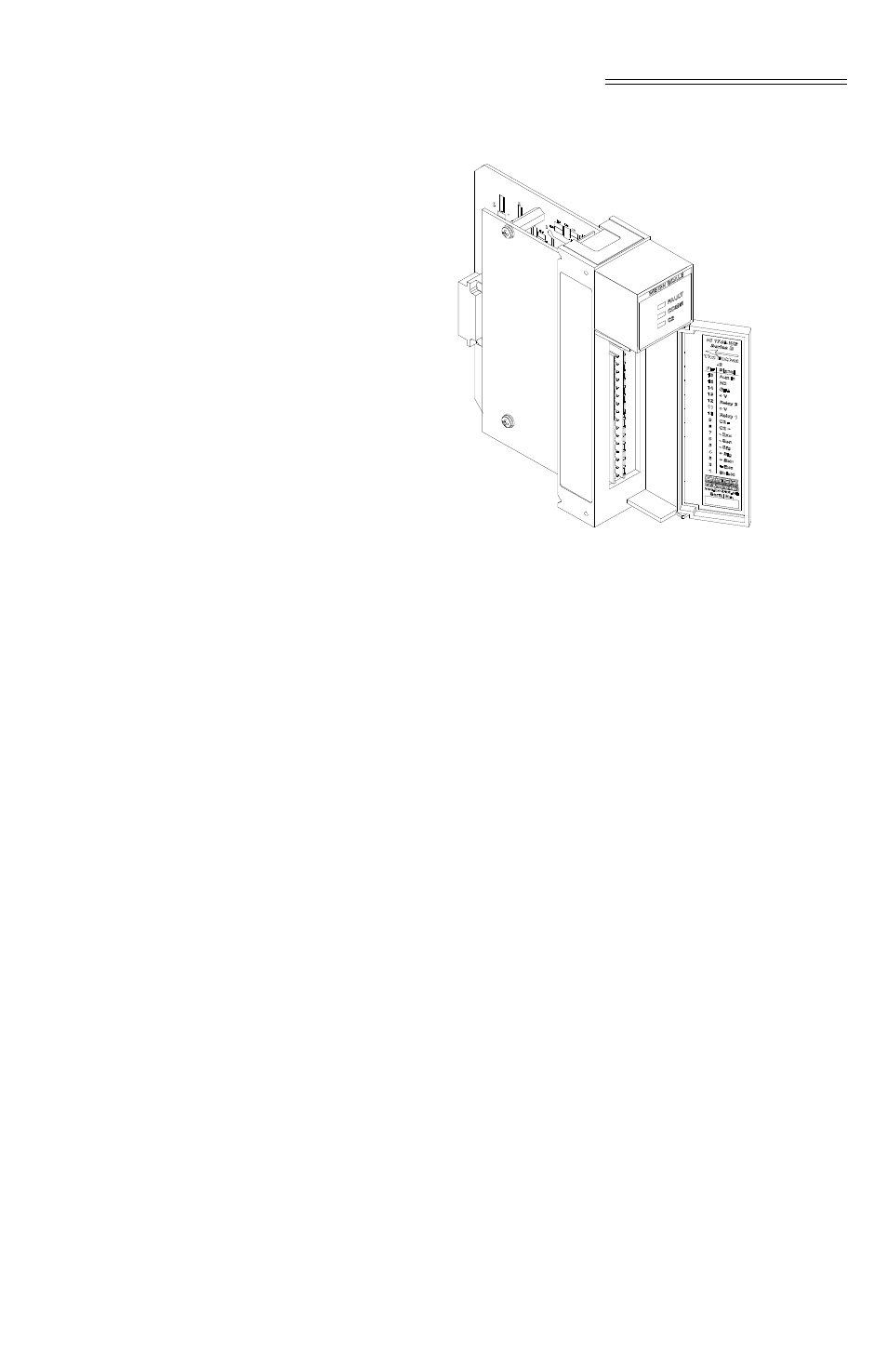 Load cell wiring diagrams, Load cell wiring diagrams -7, Module with door open -7 | Hardy HI 1746-WS User Manual | Page 27 / 92