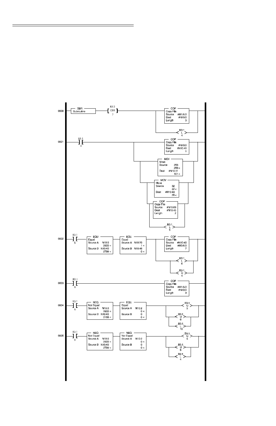 C2 calibration ladder logic example (for local | Hardy HI 1746-WS User Manual | Page 68 / 92