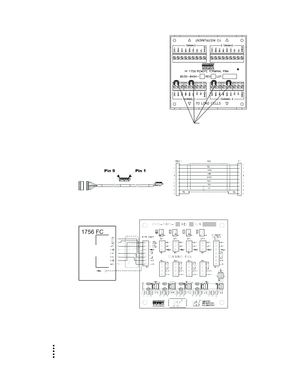 Rta cable assembly and jumpers, Hardy hi 215it junction box, Jumpers | 1756 fc | Hardy HI 1756-FC User Manual | Page 15 / 56