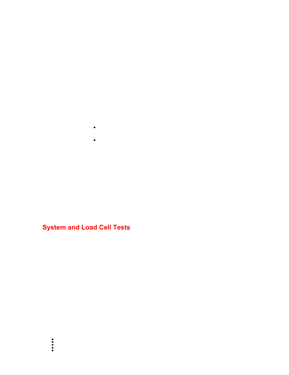 Rec +/- settings, The feeder fails to stop in hold, stop or idle, System and load cell tests | Overview of typical load cell system | Hardy HI 1756-FC User Manual | Page 49 / 56