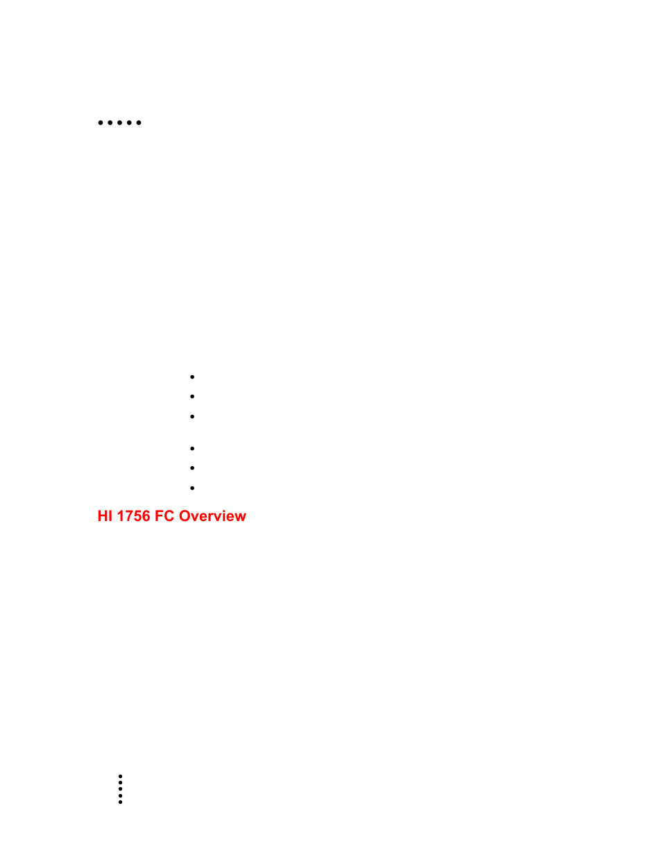 Chapter 1 overview, About hardy manuals, Hi 1756 fc overview | Hardy HI 1756-FC User Manual | Page 6 / 56
