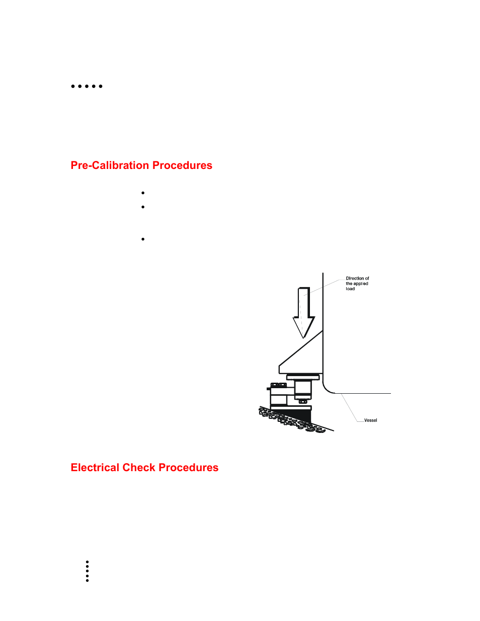 Chapter 5 calibration, Pre-calibration procedures, Electrical check procedures | Hardy HI 1769-FC User Manual | Page 50 / 76