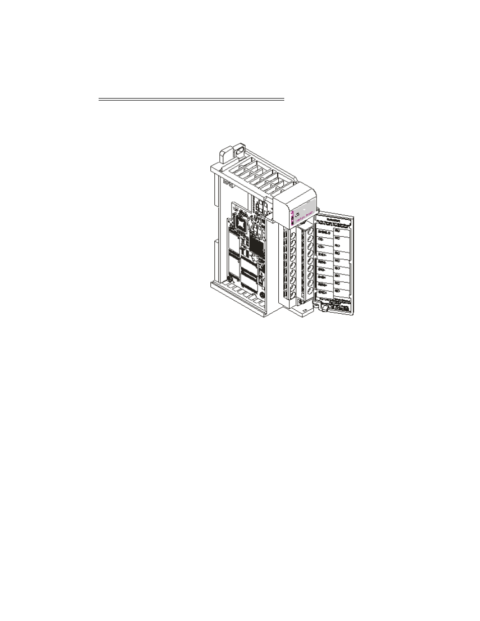 Module connector installed3-6 | Hardy HI 1769-2WS User Manual | Page 24 / 82