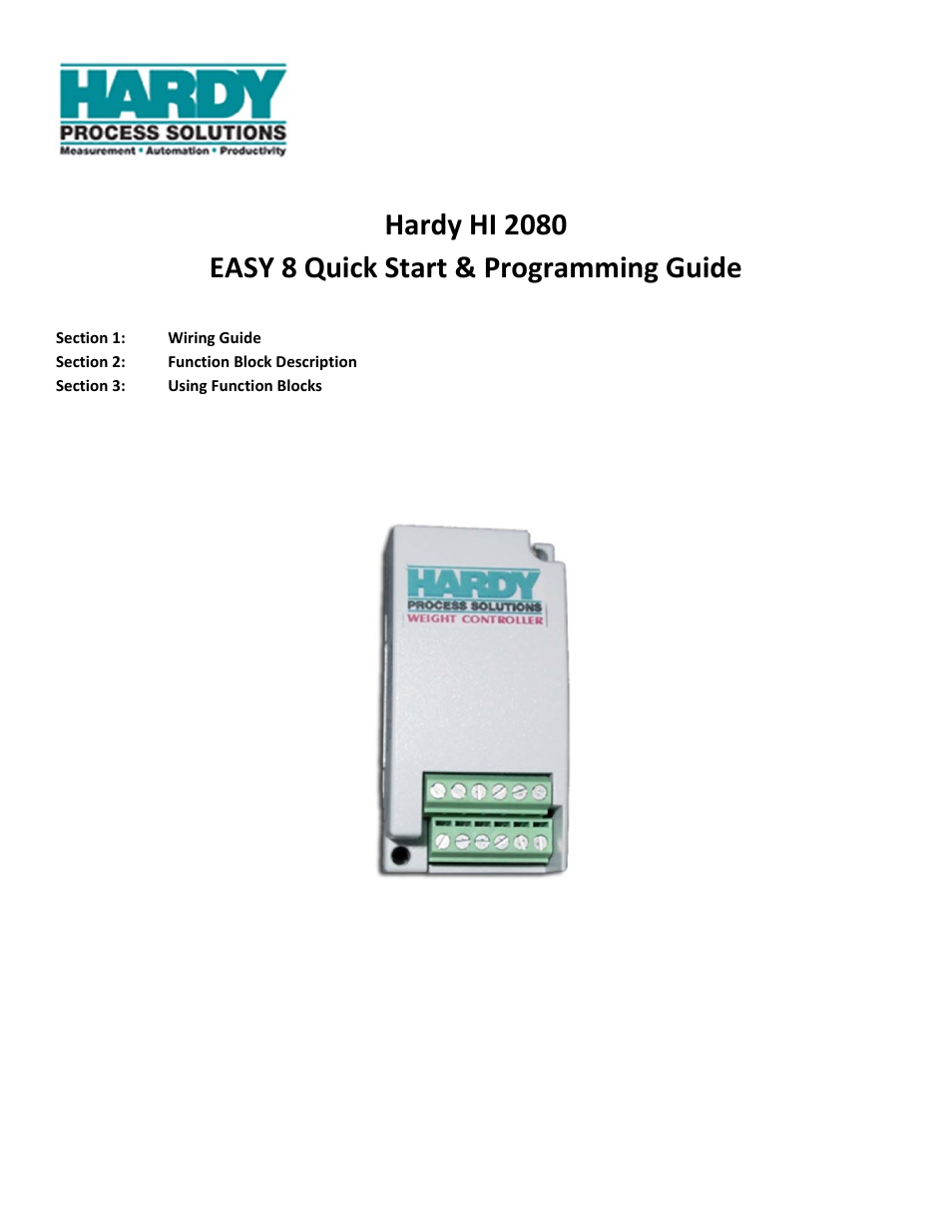 Hardy Easy 8 User Manual | 19 pages