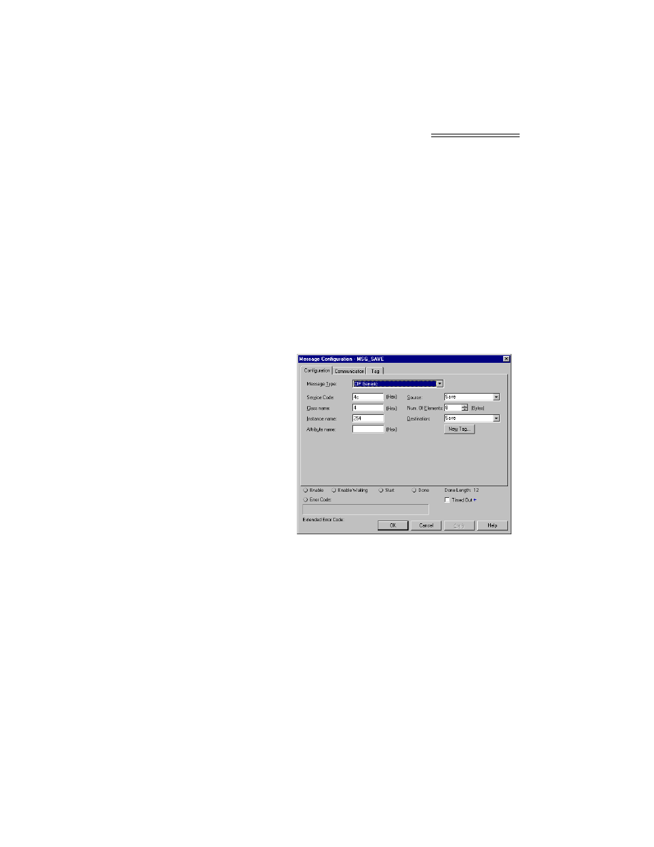 Commands, Commands -11, Message configuration example -11 | Hardy HI 1756-2WS User Manual | Page 39 / 88