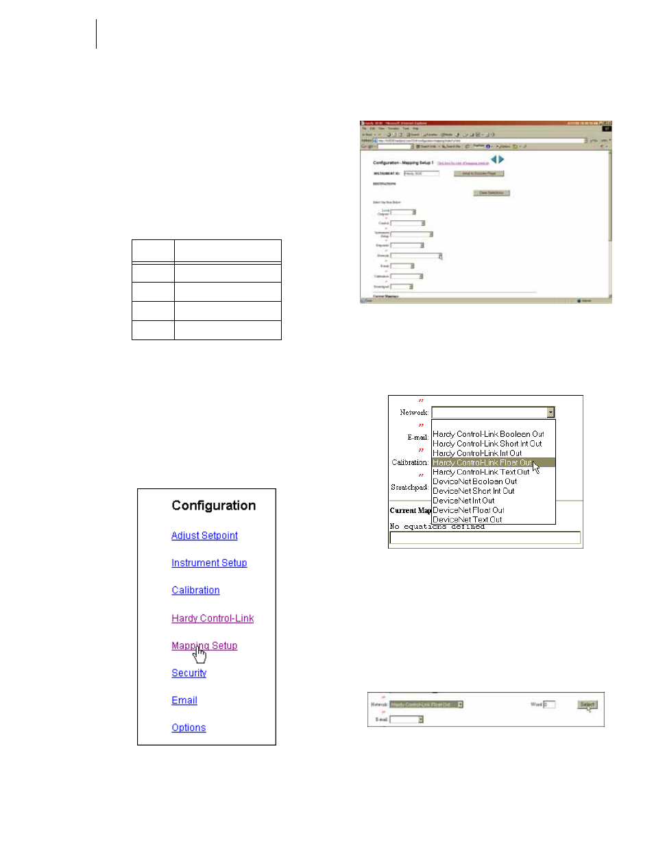 Mapping parameters to the hardyfloat output table | Hardy HI 3010 Filler/Dispenser Controller User Manual | Page 93 / 131