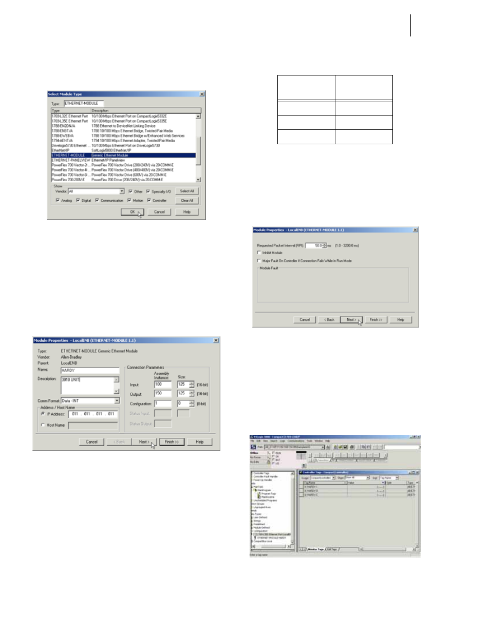 Fig. 292: select module type, Fig. 293: module properties dialog box | Hardy HI 3010 Filler/Dispenser Controller User Manual | Page 98 / 131