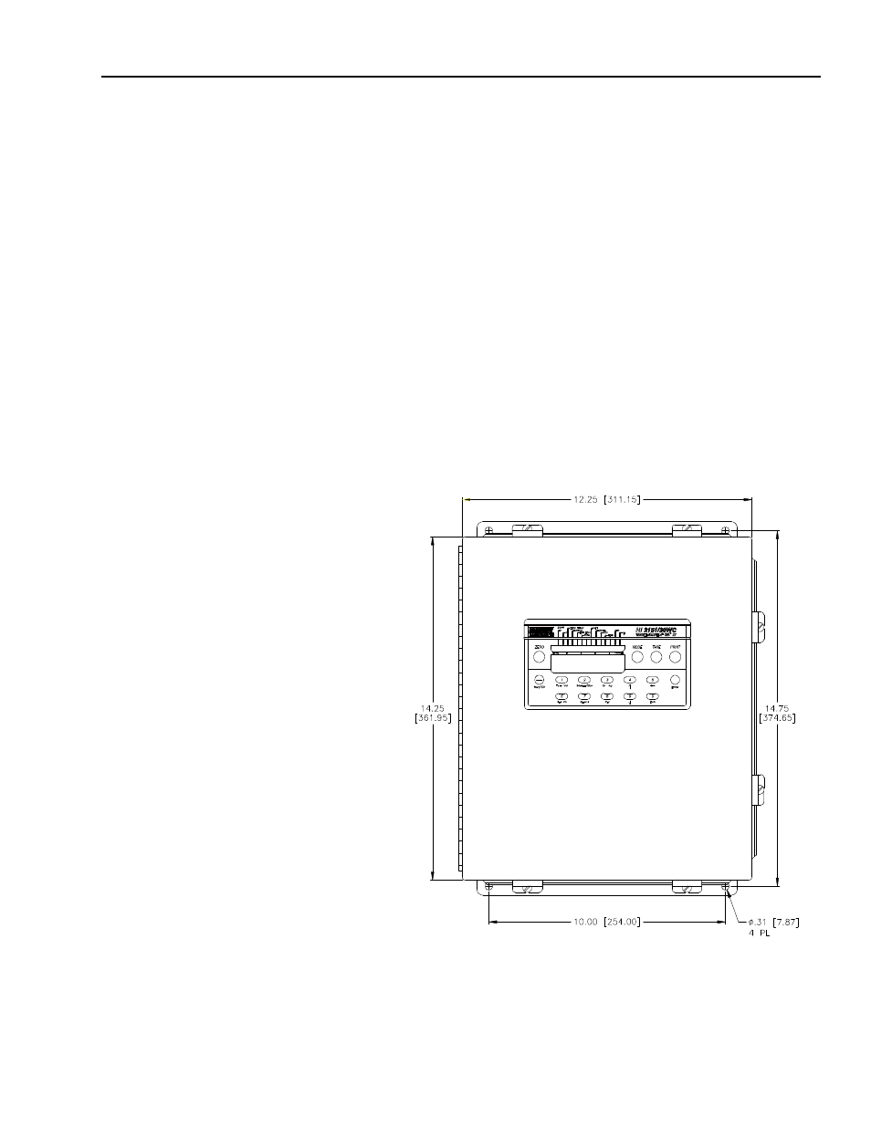 Installation of wall mount model -7 | Hardy HI 2151/30WC Single-Scale Controller User Manual | Page 37 / 177