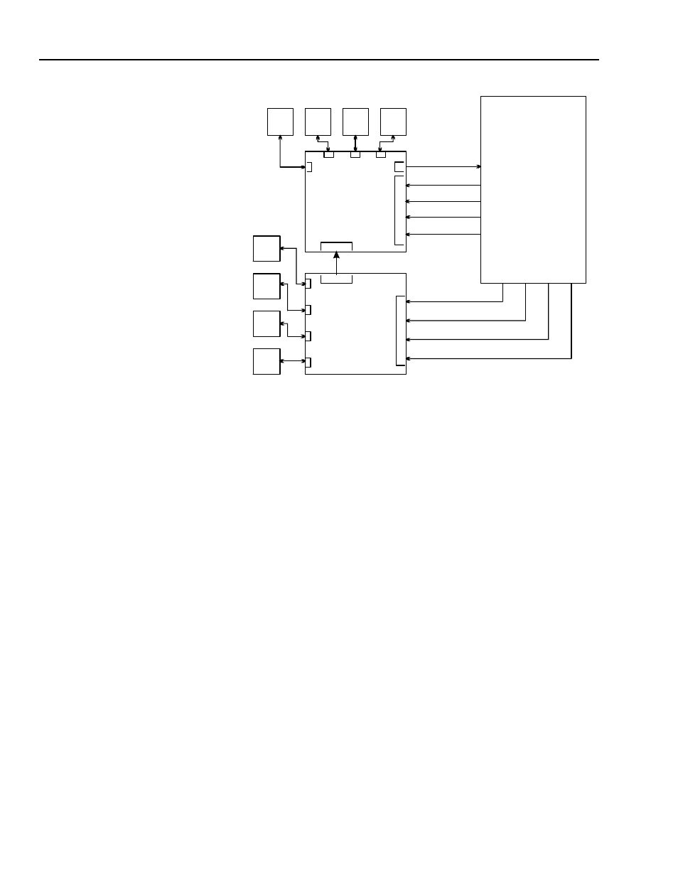 Allen-bradley rio interface option -b8 -20, Bcd termination installation block diagram -20, Plc or main frame computer | Bcd terminal board # 1 bcd terminal board # 2 | Hardy HI 2151/30WC Single-Scale Controller User Manual | Page 50 / 177