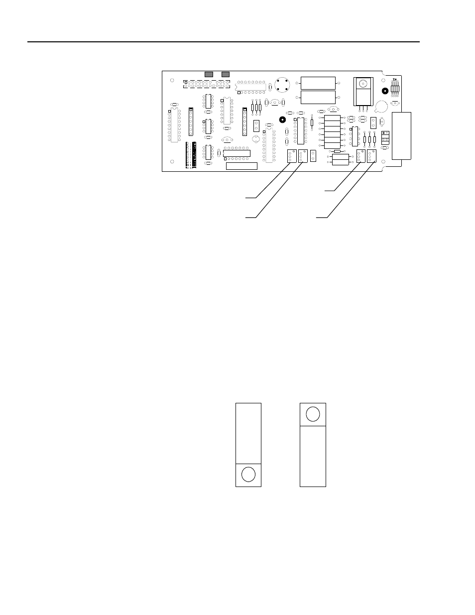 About the bcd board print output signal -6, Analog output board -6, Bcd jumper settings -7 | W1 w2 w1 w2 positive pulse negative pulse, 6 fig. 4-6 analog output board | Hardy HI 2151/30WC Single-Scale Controller User Manual | Page 60 / 177