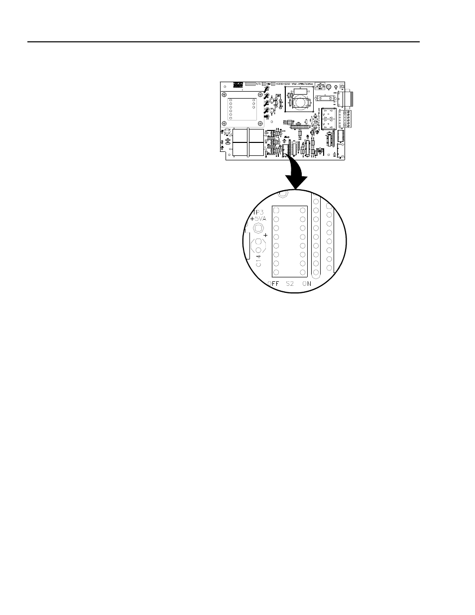 Power & relay board dip switch location -10 | Hardy HI 2151/30WC Single-Scale Controller User Manual | Page 64 / 177