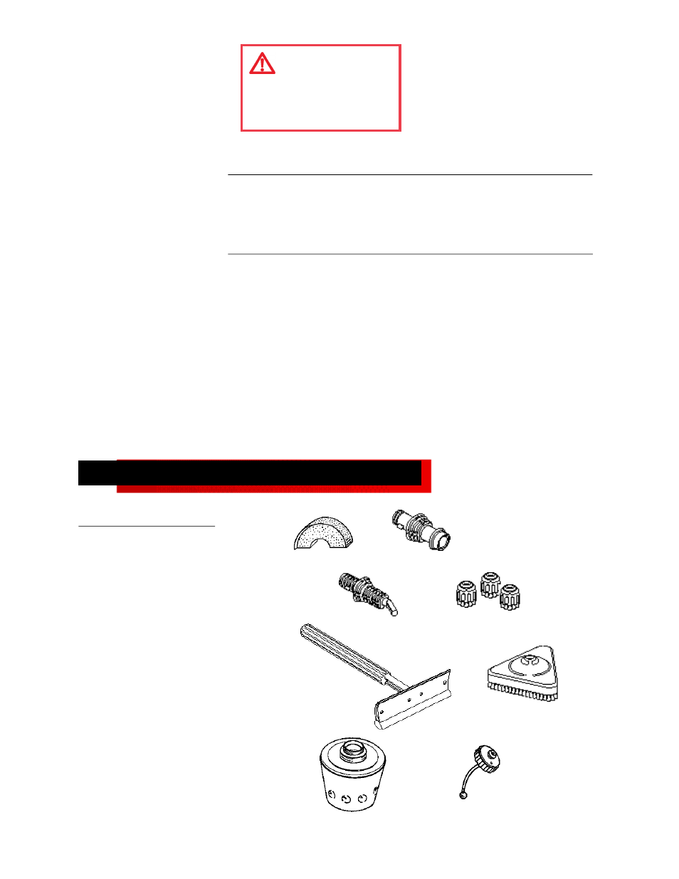 Warning, Troubleshooting, Part numbers and descriptions | Bissell STEAM `N CLEAN 1860 User Manual | Page 9 / 10