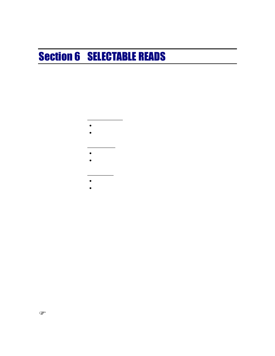 Section 6, Selectable reads, Scope | Overview of transfer commands, Overview of selectable transfer commands | Hardy HI 2151/30WC Single-Scale Controller User Manual | Page 42 / 66