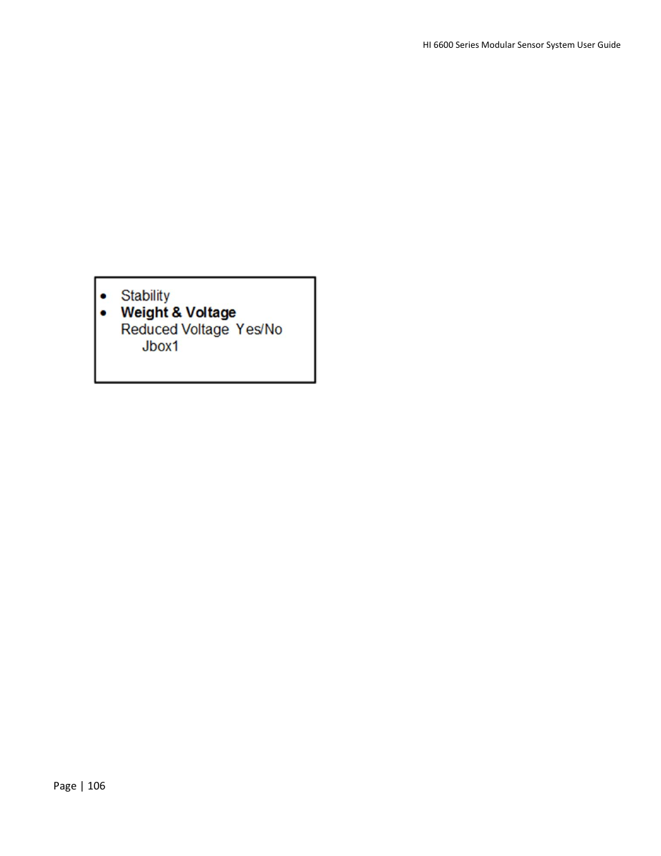 Tests and diagnostics | Hardy HI 6600 Series Modular Sensor System User Manual | Page 106 / 127