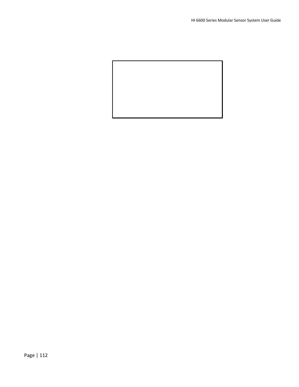Hardy HI 6600 Series Modular Sensor System User Manual | Page 112 / 127