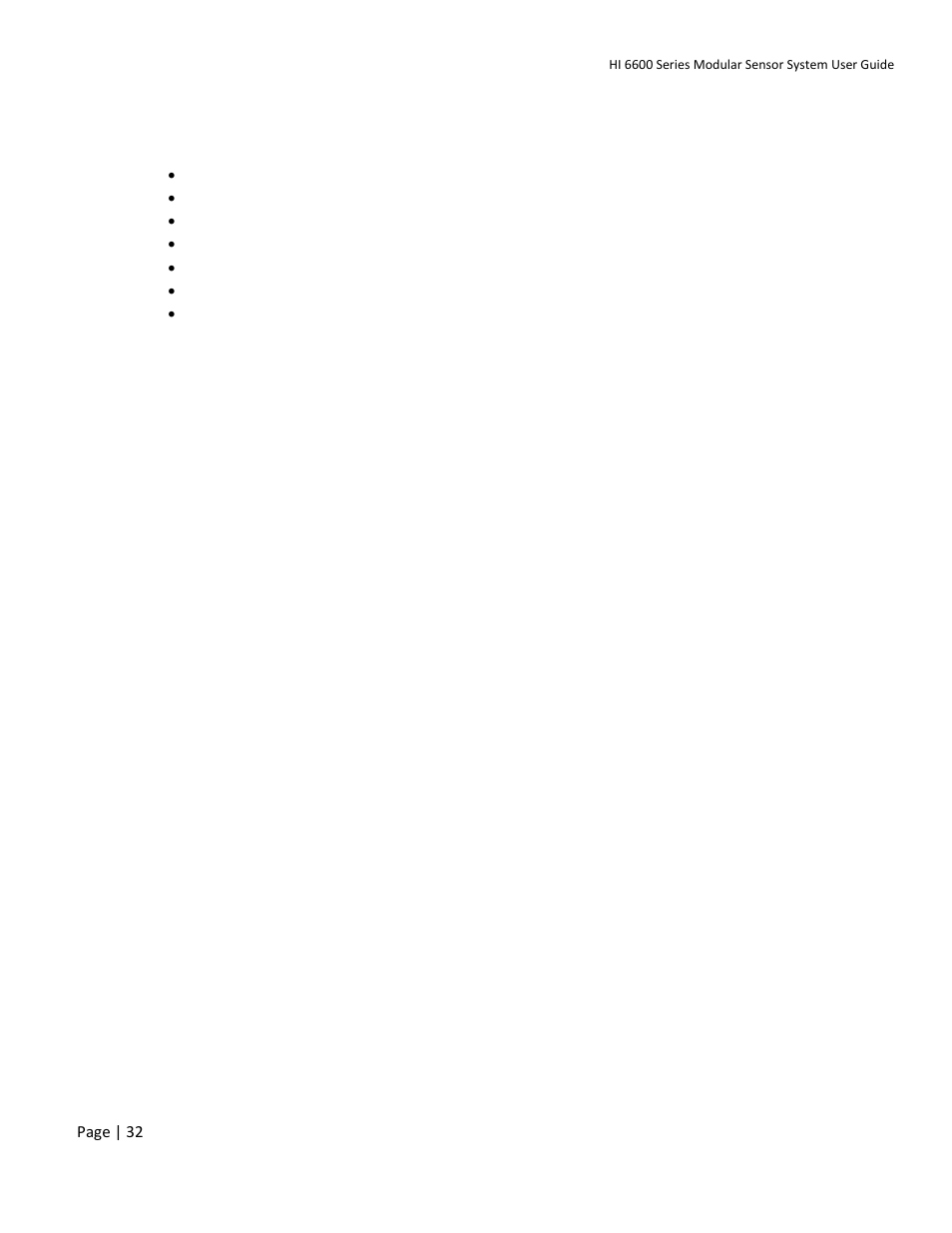 Hardy HI 6600 Series Modular Sensor System User Manual | Page 32 / 127