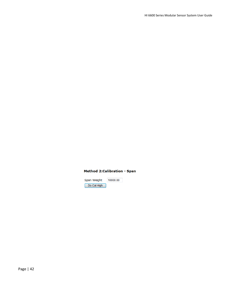 Hardy HI 6600 Series Modular Sensor System User Manual | Page 42 / 127