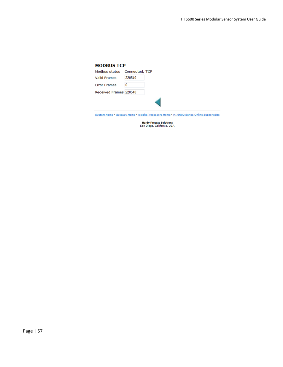 Hardy HI 6600 Series Modular Sensor System User Manual | Page 57 / 127