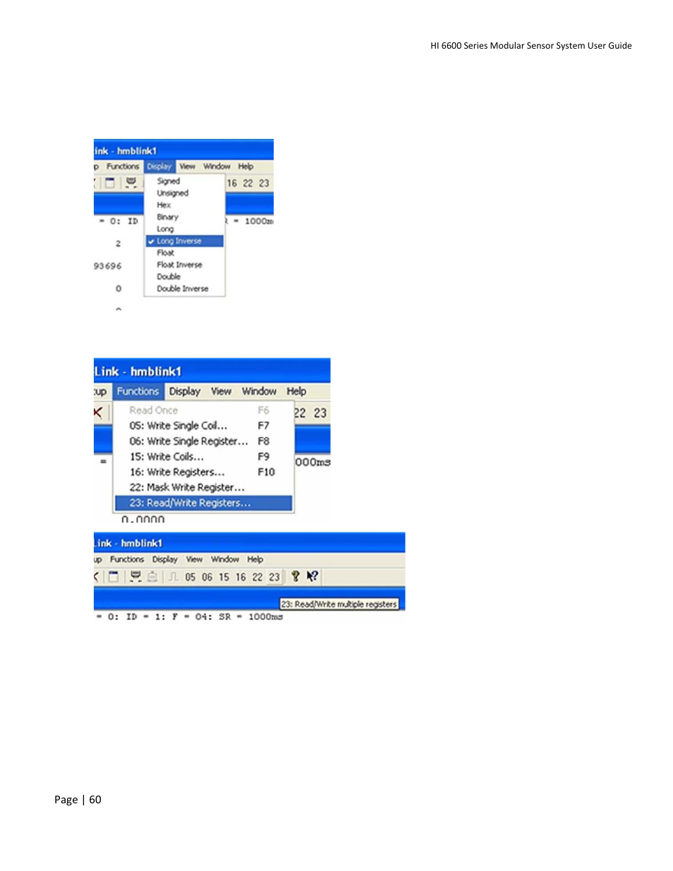 Hardy HI 6600 Series Modular Sensor System User Manual | Page 60 / 127