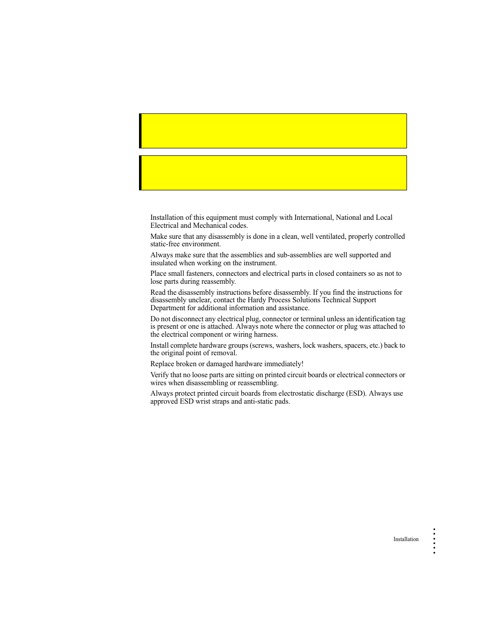 Disassembly and reassembly notes and cautions | Hardy HI 6500 Series User Manual | Page 31 / 184