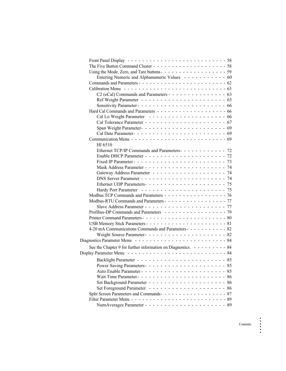 Hardy HI 6500 Series User Manual | Page 5 / 184