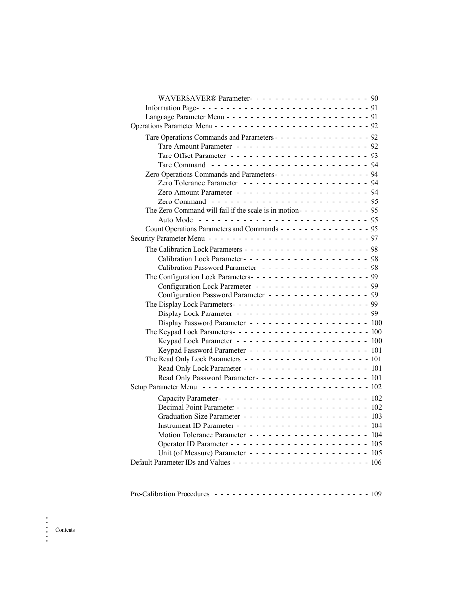 Chapter 6, Calibration 109 | Hardy HI 6500 Series User Manual | Page 6 / 184