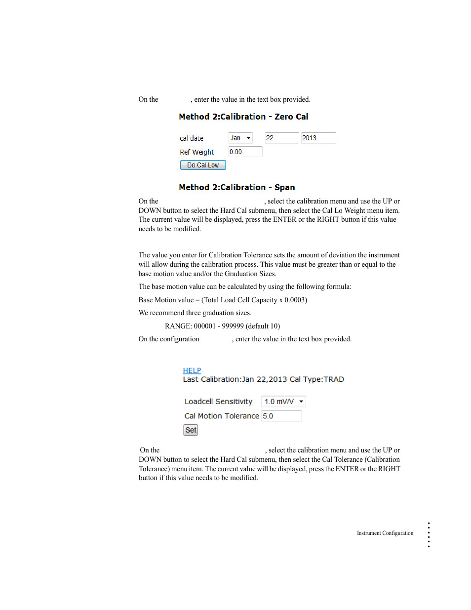 Cal tolerance parameter | Hardy HI 6500 Series User Manual | Page 77 / 184
