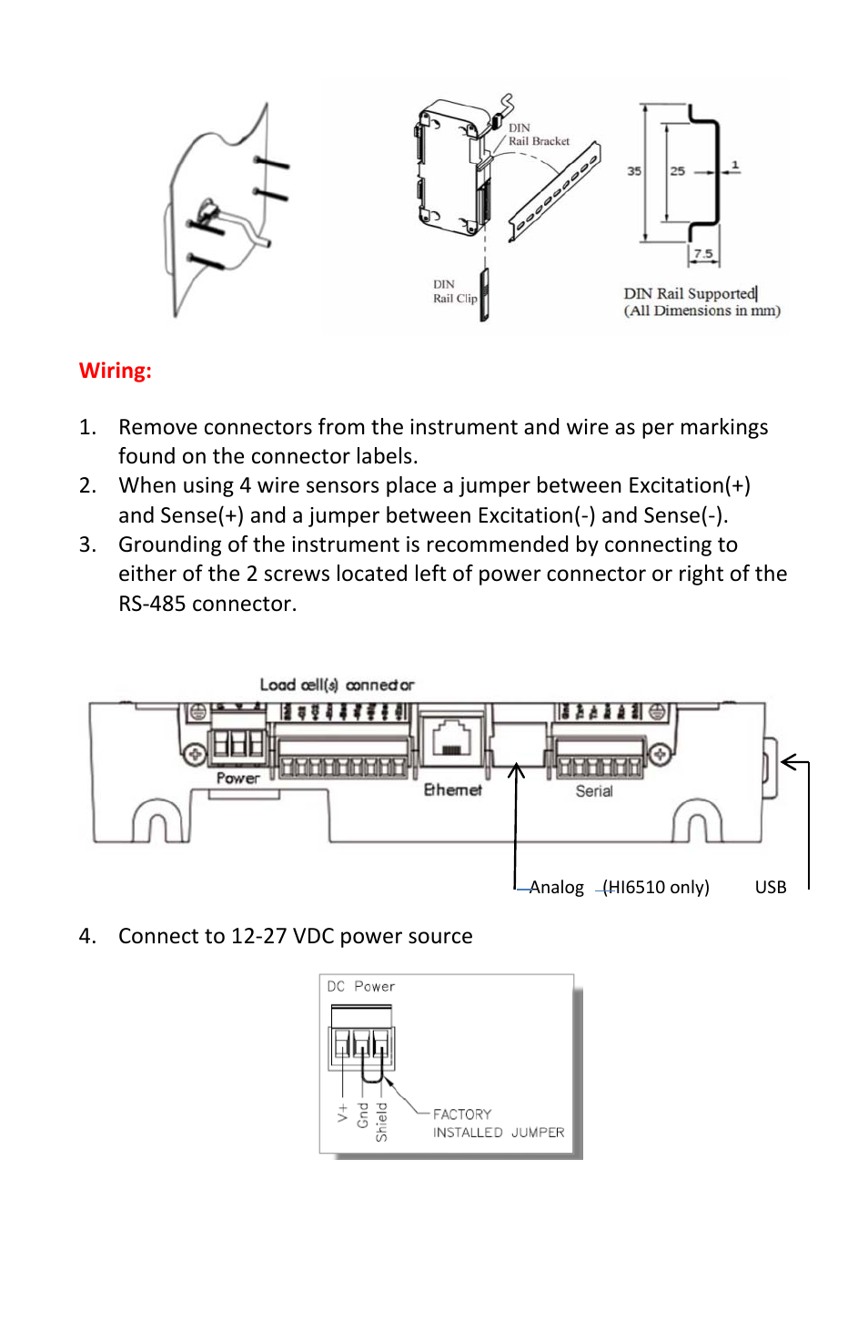Hardy HI 6500 Series User Manual | Page 3 / 8