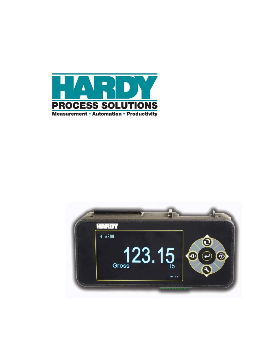 Hardy HI 6300 Series User Manual | 156 pages