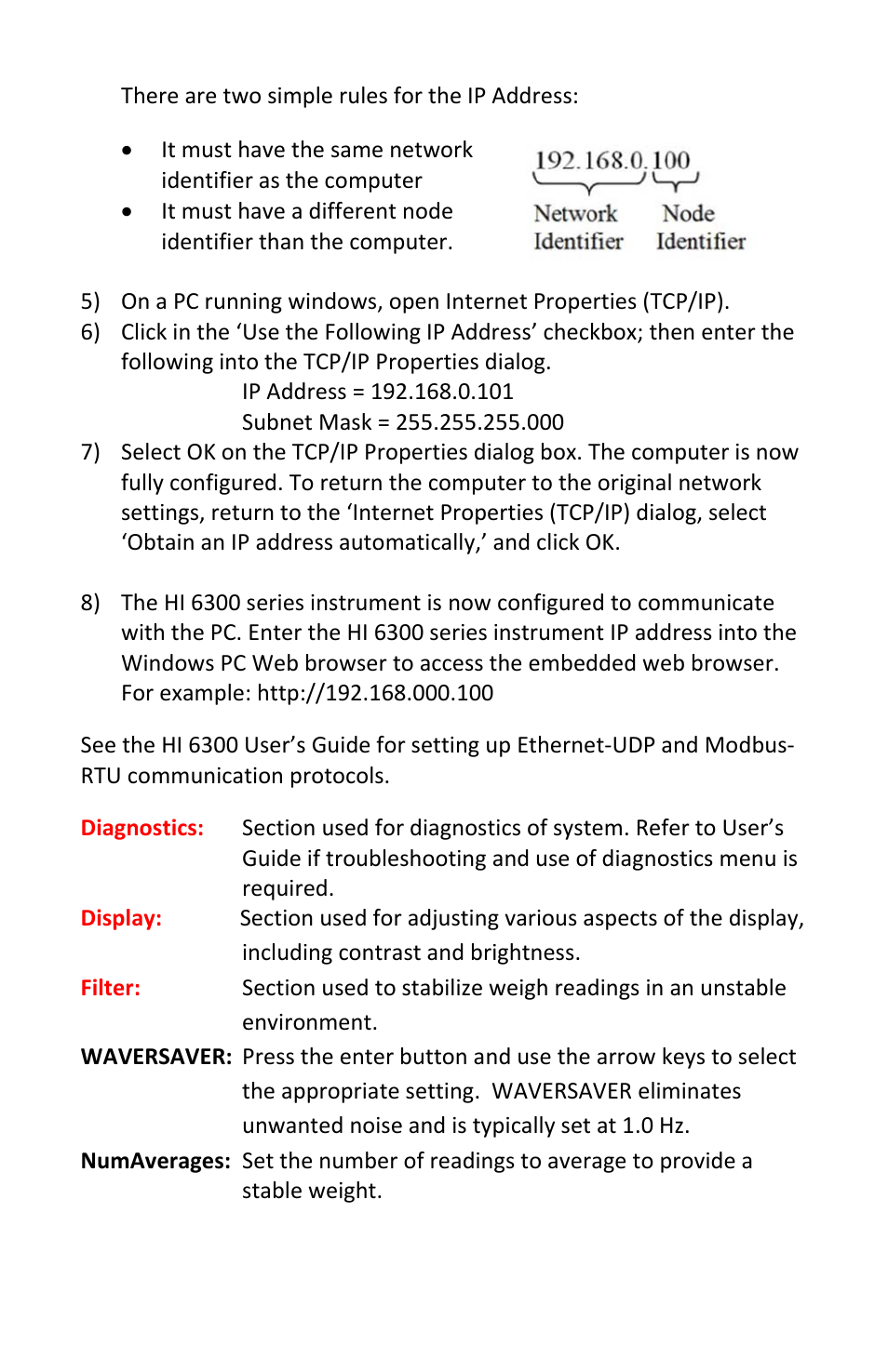 Hardy HI 6300 Series User Manual | Page 7 / 8