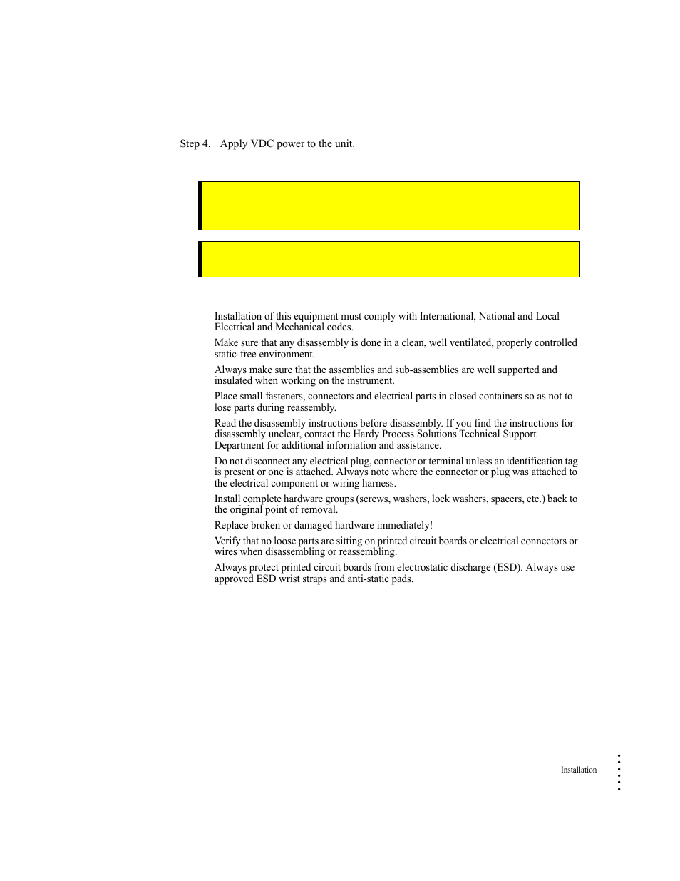 Disassembly and reassembly notes and cautions | Hardy HI 6300 Series User Manual | Page 31 / 168