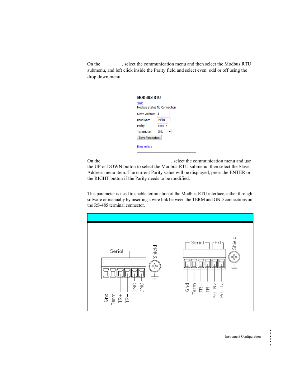 Termination parameter | Hardy HI 6300 Series User Manual | Page 67 / 168