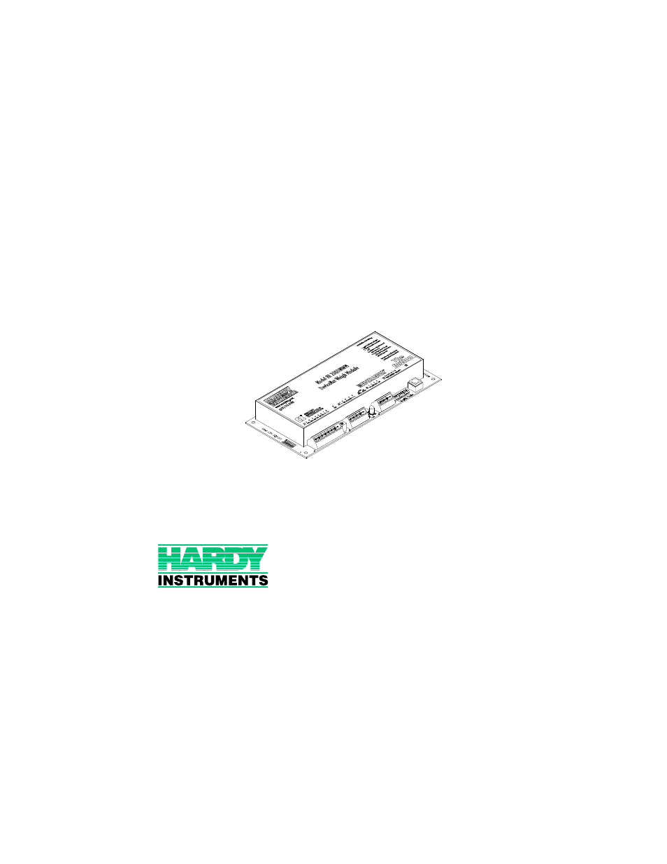 Hardy HI 200DNWM DeviceNet Weigh Module User Manual | 63 pages