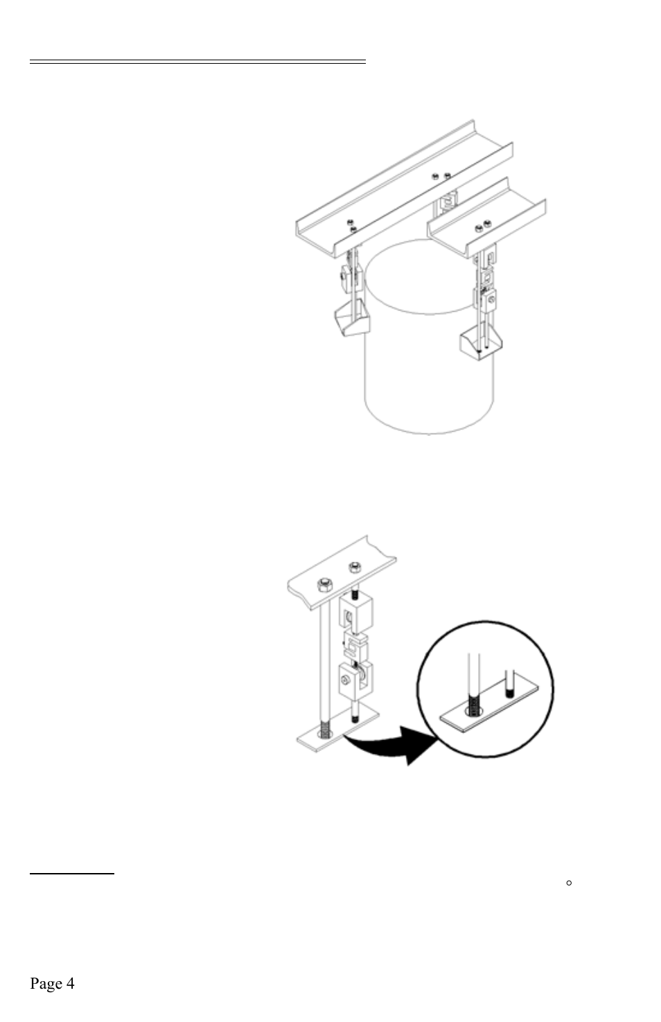 Round vessel with 3 load point assemblies, Safety rods | Hardy HI HLPT Tension Load Points User Manual | Page 10 / 20
