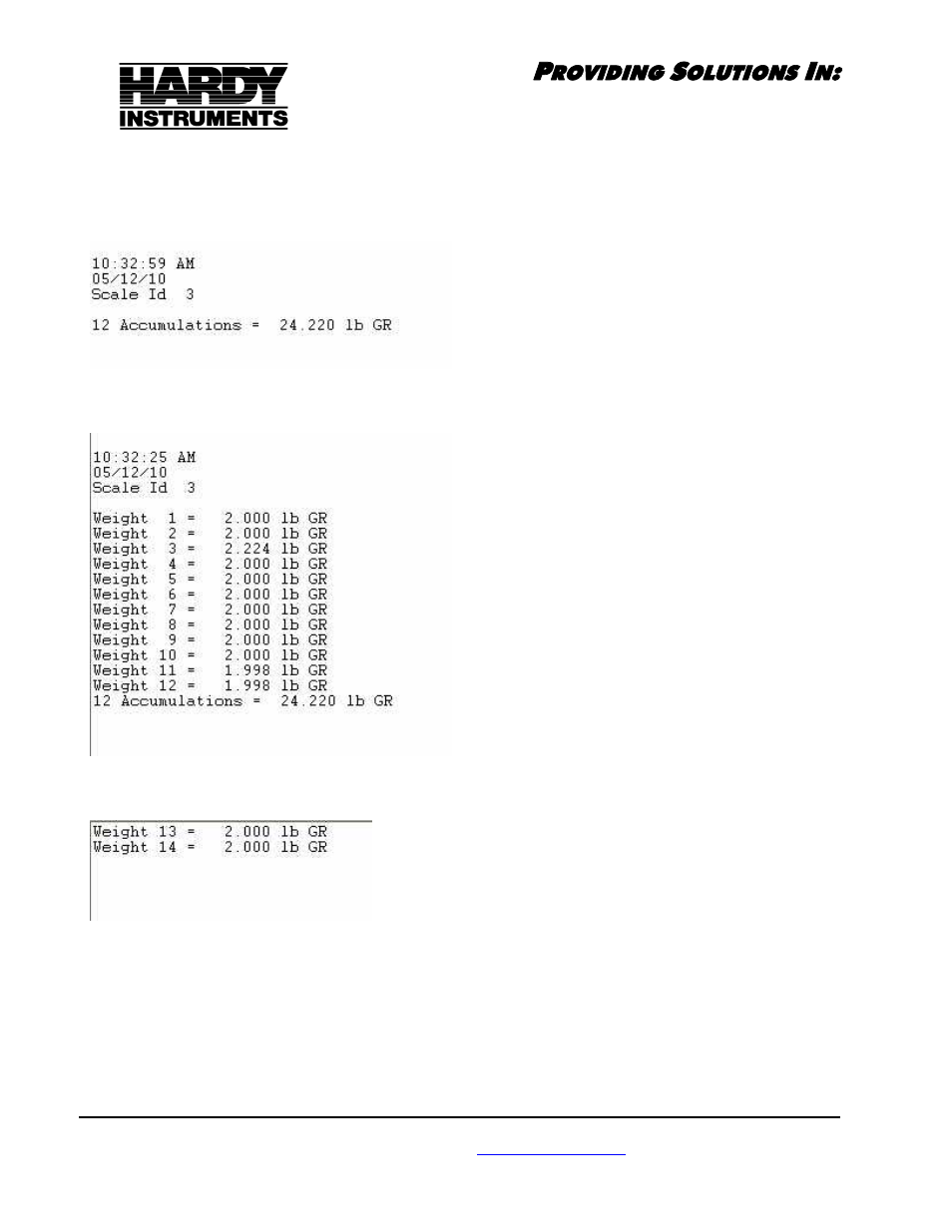 Hardy Enviro Bench Scales User Manual | Page 11 / 13