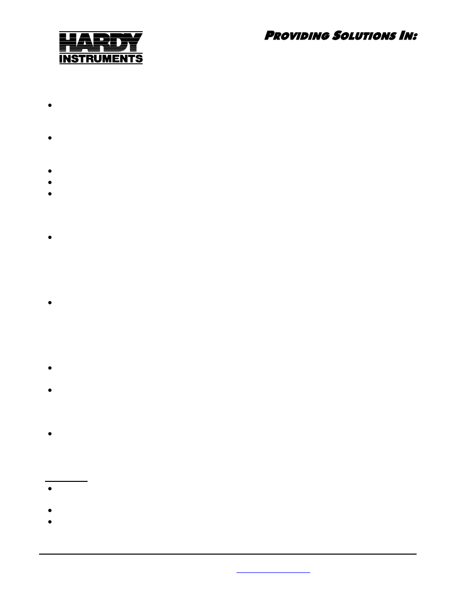 Hardy Enviro Bench Scales User Manual | Page 3 / 13
