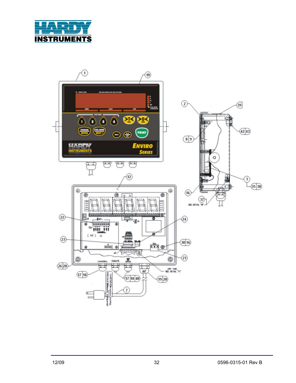 Hardy Enviro Bench Scales User Manual | Page 37 / 39