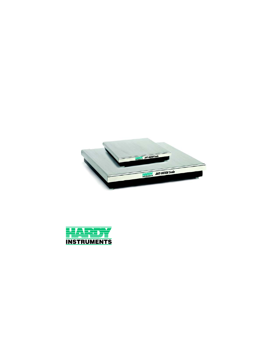 Hardy ANY-WEIGH Bench Scales User Manual | 50 pages